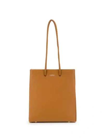 Shop Medea Prima Hanna Tote Bag In Brown