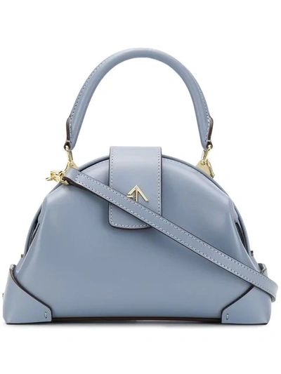 Shop Manu Atelier Demi Tote Bag In Blue