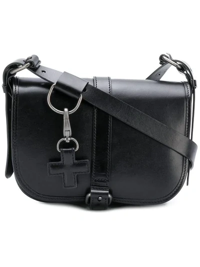 Shop A.f.vandevorst Buckled Shoulder Bag In Black