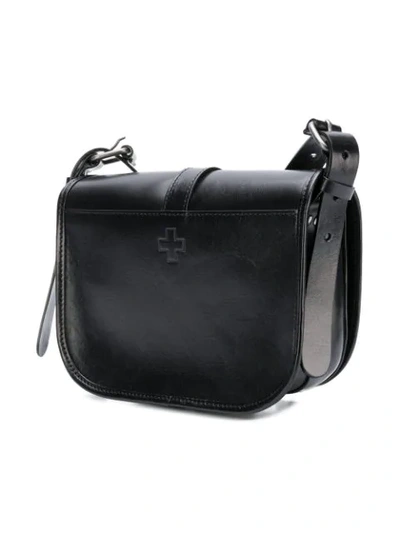 Shop A.f.vandevorst Buckled Shoulder Bag In Black