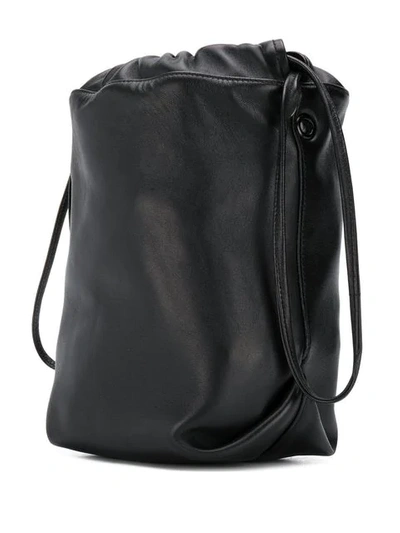 Shop Saint Laurent Teddy Bucket Bag In Black