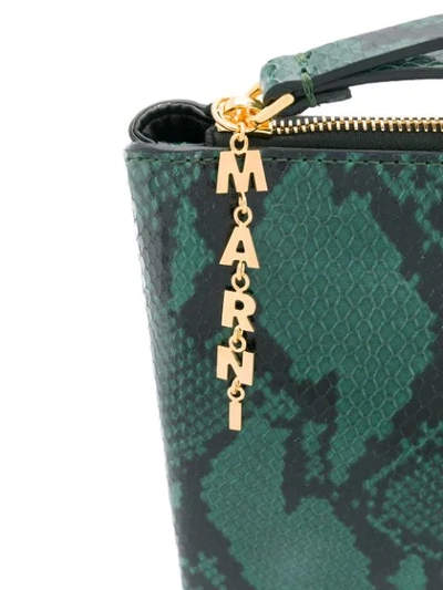 Shop Marni Clutch Bag In Green