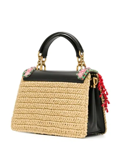 Shop Dolce & Gabbana Medium Welcome Bag In Black