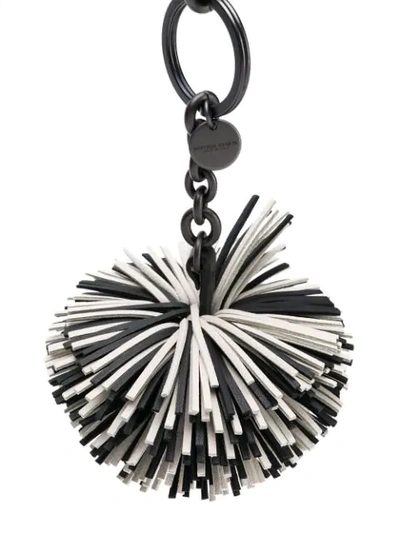 BOTTEGA VENETA POM POM BAG CHARM - 黑色