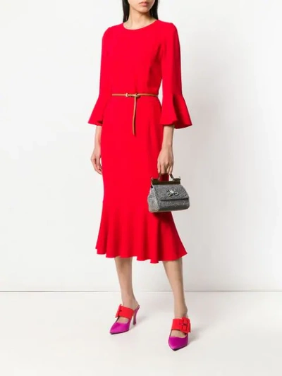 Shop Dolce & Gabbana Mini Sicily Shoulder Bag In Metallic