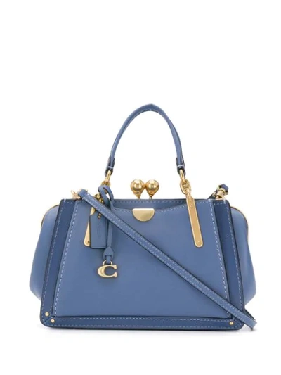 Shop Coach Dreamer Shoulder Bag In Blue