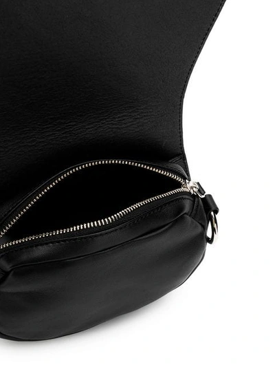 Shop Mm6 Maison Margiela Satchel Shoulder Bag In Black