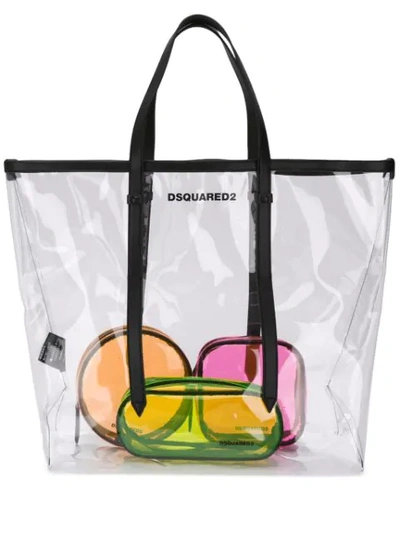 Shop Dsquared2 Shopper Mit Logo In White