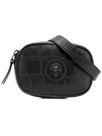 Shop Versus Lion Head Belt Bag In Black