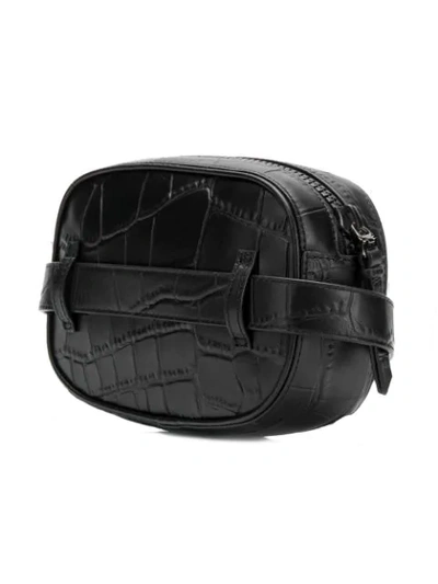 Shop Versus Lion Head Belt Bag In Black