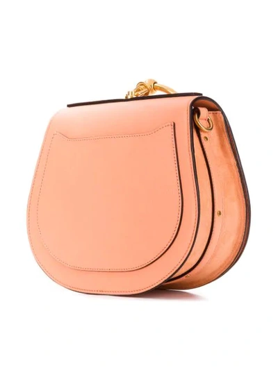 Shop Chloé Nile Mini Bracelet Bag In Pink