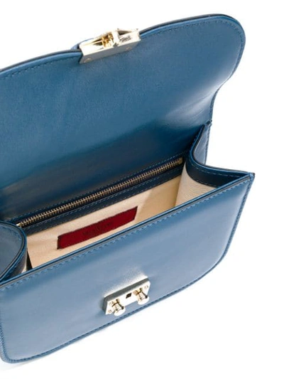 Shop Valentino Glam Lock Shoulder Bag - Blue