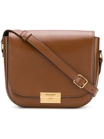 Shop Saint Laurent Betty Satchel In Brown