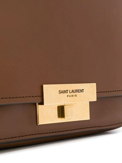 Shop Saint Laurent Betty Satchel In Brown