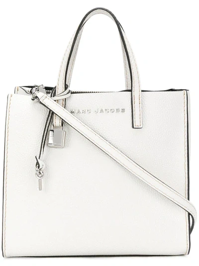 Shop Marc Jacobs Square Shaped Tote Bag - White