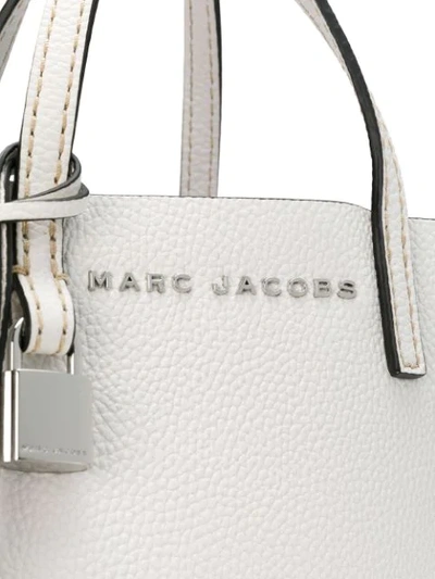 Shop Marc Jacobs Square Shaped Tote Bag - White