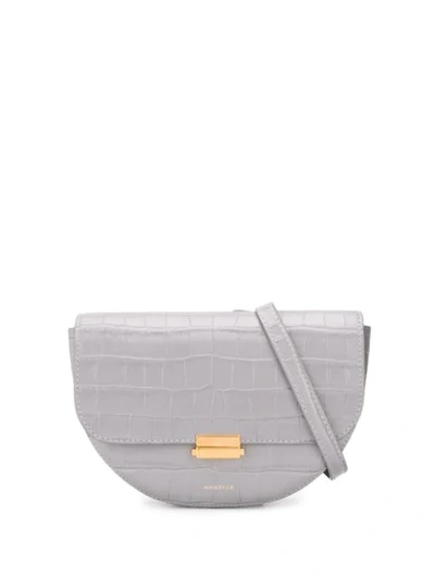 Shop Wandler Anna Crossbody Bag In Grey