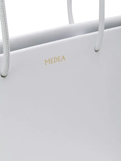 Shop Medea Prima Venti Tote In White