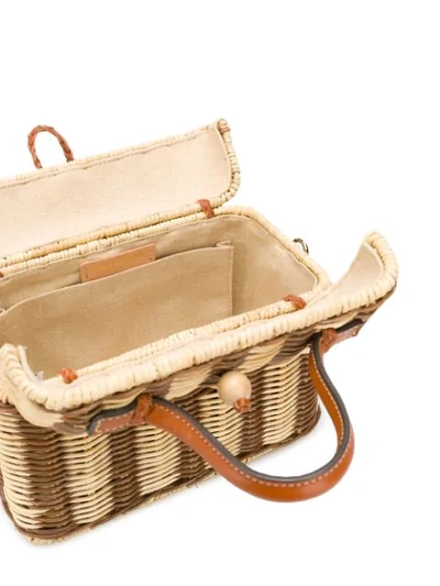 Shop Ulla Johnson Priska Lunchbox Bag In Brown