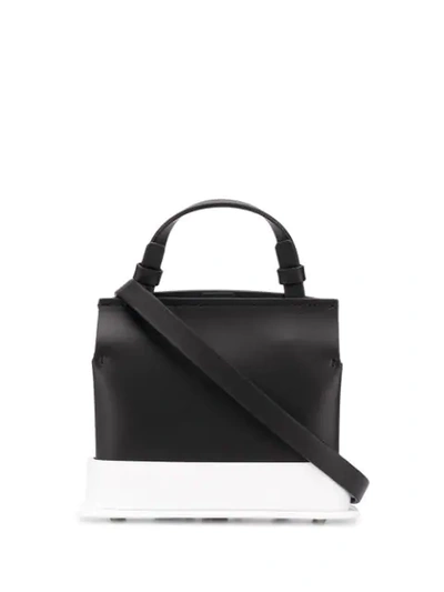 Shop Nico Giani Two Tone Mini Bag In Black
