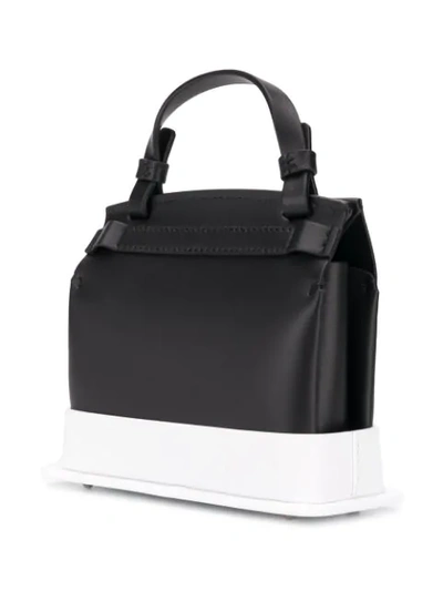 Shop Nico Giani Two Tone Mini Bag In Black
