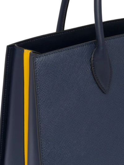 Shop Prada Bibliothèque Bag In Blue