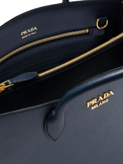 Shop Prada Bibliothèque Bag In Blue