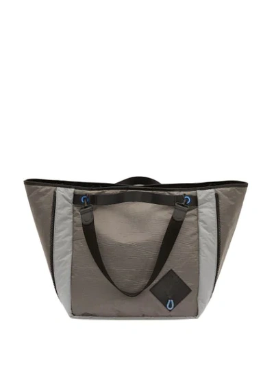 Shop Jw Anderson Technical Fabric Tote Bag In Grey