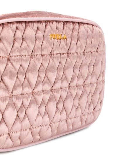 Shop Furla Cometa Mini Crossbody Bag In Pink