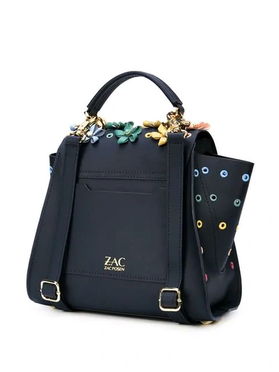 Shop Zac Zac Posen Eartha Convertible Backpack In Blue