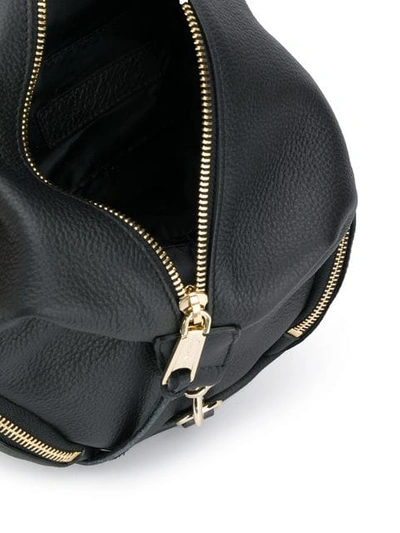 REBECCA MINKOFF REBECCA MINKOFF - WOMAN - CONV MINI JULIAN BACKPACK LIGHT GOLD HARDWARE - 黑色