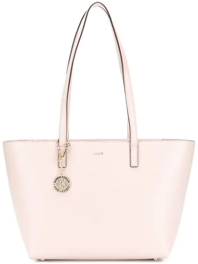 Shop Dkny Medium Shopping Tote Bag In Neutrals