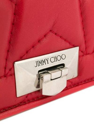 Shop Jimmy Choo Helia Clutch In Red