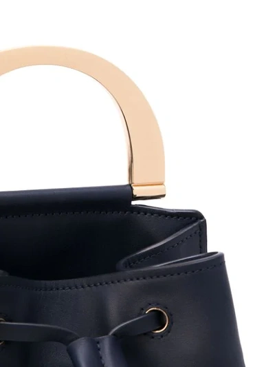 Shop Zac Zac Posen Biba Buckle Soft Bucket Crossbody Bag In Blue