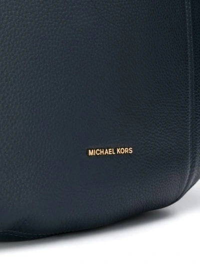 Shop Michael Michael Kors Brooke Hobo Bag In Blue