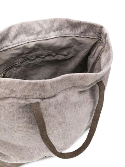 Shop Cecchi De Rossi Panelled Shopper Tote Bag In Grey