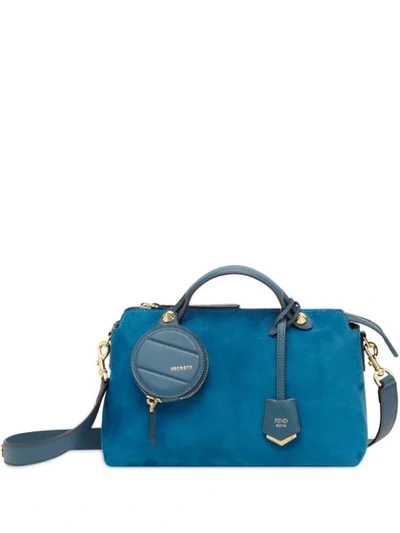 Shop Fendi Medium By The Way Tote In Blue