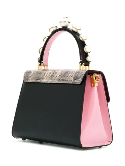 Shop Dolce & Gabbana Small Welcome Bag In Black