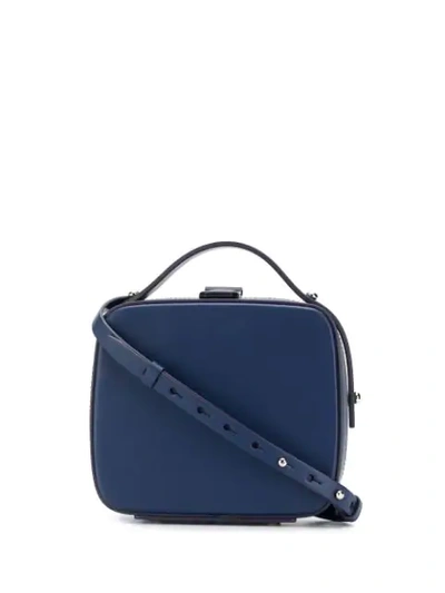 Shop Nico Giani Matte Crossbody Bag - Blue