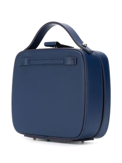 Shop Nico Giani Matte Crossbody Bag - Blue