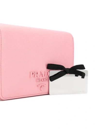 Shop Prada Small Shoulder Bag In Pink