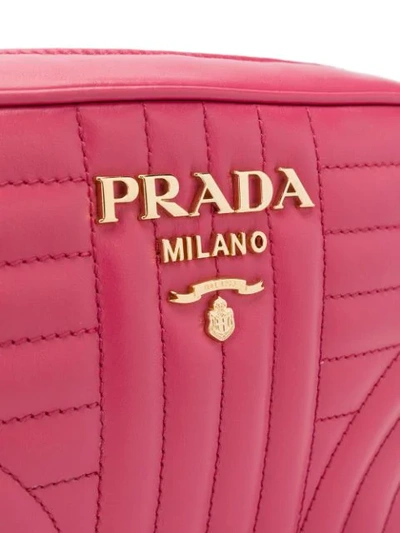 Shop Prada Diagramme Camera Bag In F0bmw