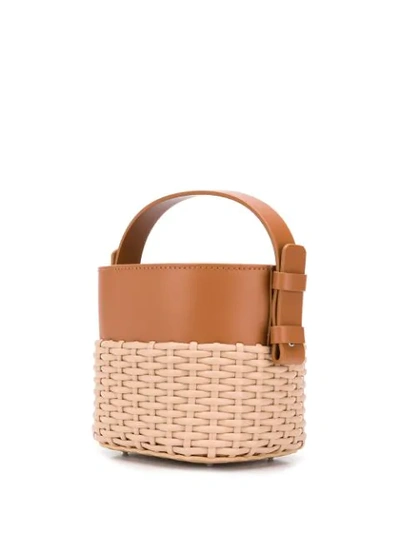 Shop Nico Giani Adenia Mini Bucket Bag - Brown