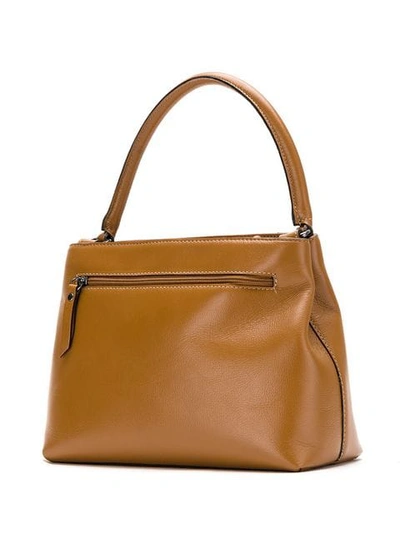 Shop Mara Mac Leather Shoulder Bag In Brown