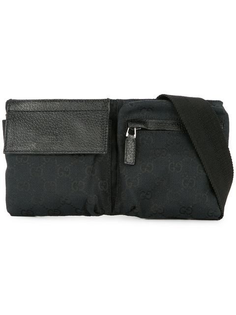 black gucci bum bag