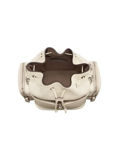 Shop Fendi Mon Tresor Bucket Bag In White