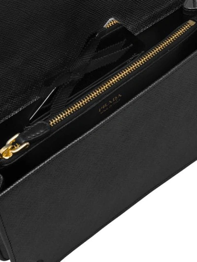 Shop Prada Chain Strap Mini Bag In Black