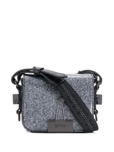 Shop Off-white Binder Clip Belt Bag In Silver