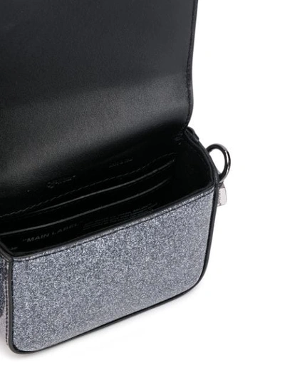 Shop Off-white Binder Clip Belt Bag In Silver