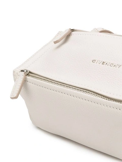 Shop Givenchy Pandora Crossbody Bag In White